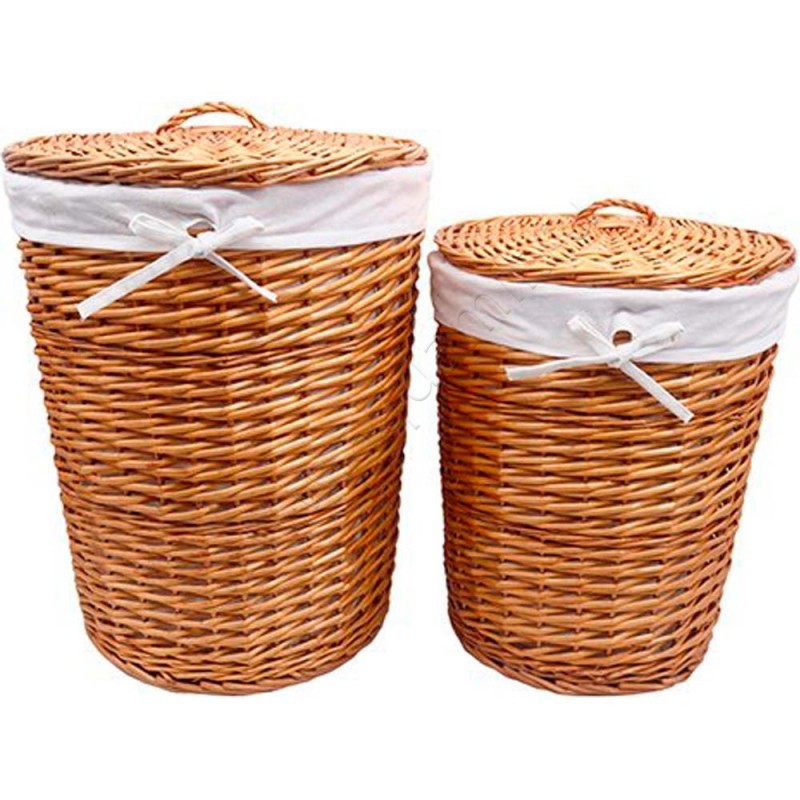 Корзина для белья Wasserkraft Leine WB350L в интерьере