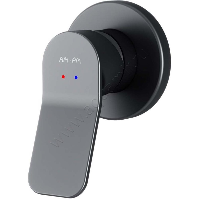 Гигиенический душ AM.PM X-Joy со смесителем, черный F40H85A22 в интерьере