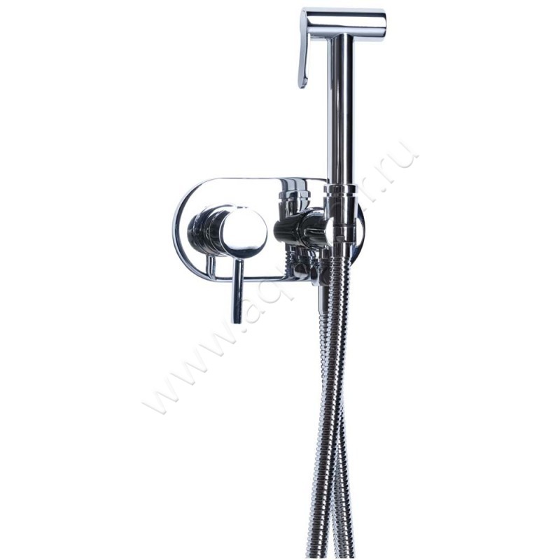 Гигиенический душ Allen Brau Priority со смесителем, хром 53100500 в интерьере