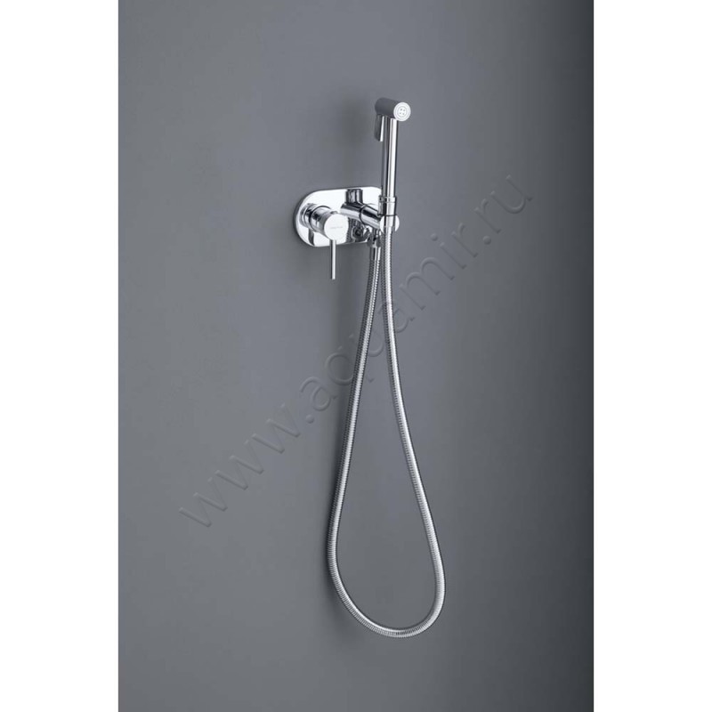 Гигиенический душ Allen Brau Priority со смесителем, хром 53100500 в интерьере