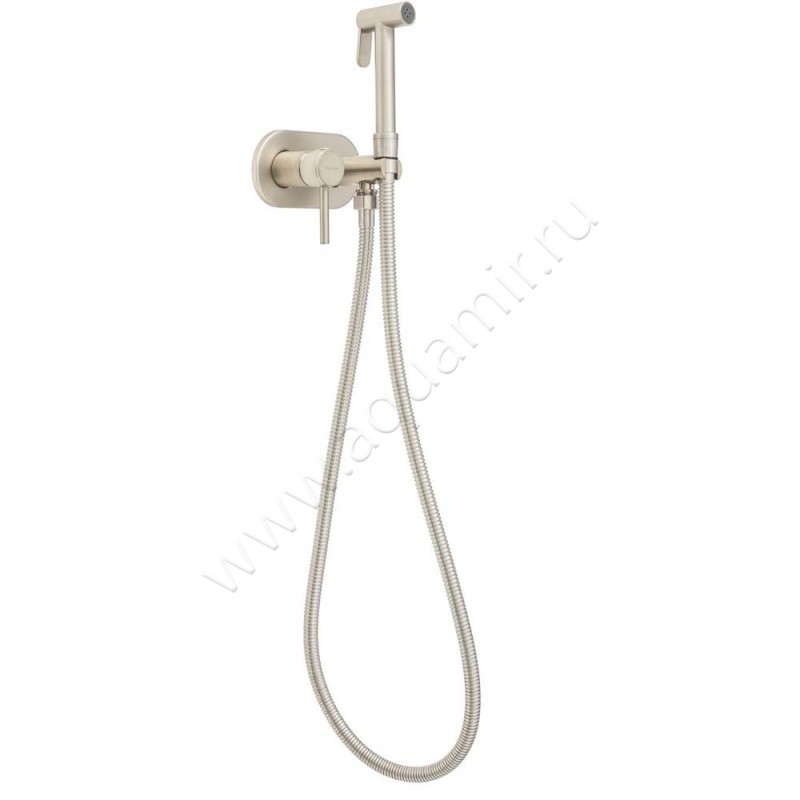 Гигиенический душ Allen Brau Priority со смесителем, никель 531005BN в интерьере