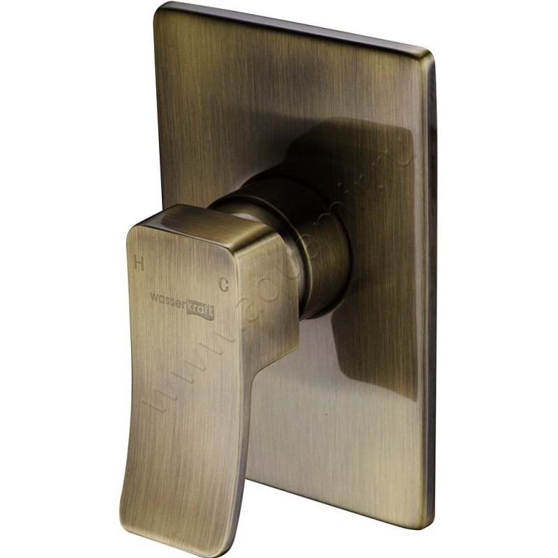 Гигиенический душ Wasserkraft со смесителем, бронза A01652 в интерьере