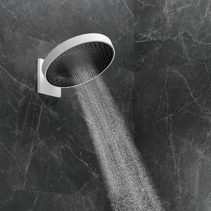 Верхний душ Hansgrohe Rainfinity 26234700 в интерьере
