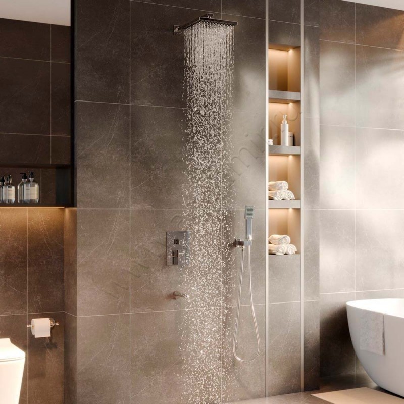 Душевой комплект Berges Wasserhaus Nardis 071005 в интерьере