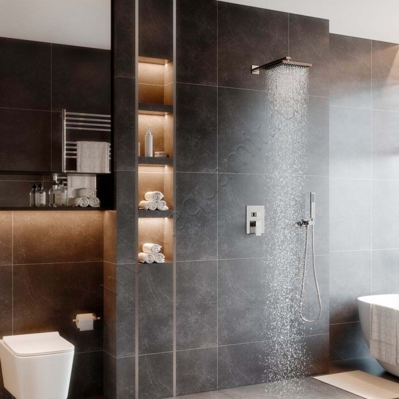 Душевой комплект Berges Wasserhaus Nardis 071001 в интерьере