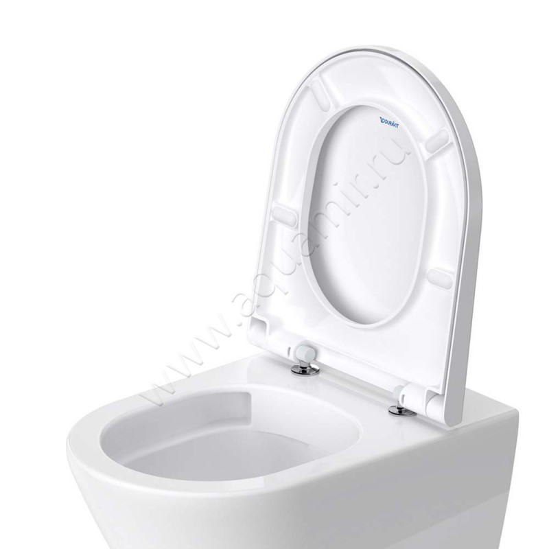 Крышка-сиденье Duravit D-Neo с микролифтом, белый 0021690000 в интерьере