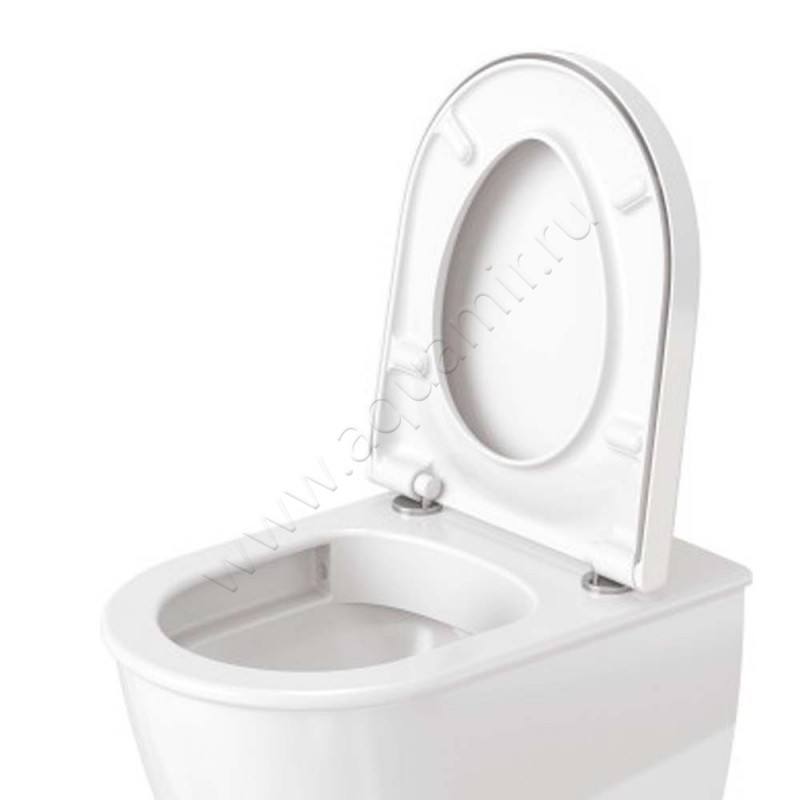 Крышка-сиденье Duravit Darling New 43,6 x 37 см, белый глянец/white 0069810000 в интерьере