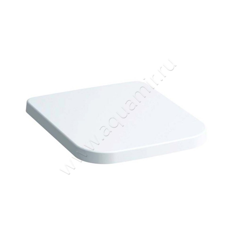 Крышка-сиденье Laufen Pro S 44,3 x 37 см, белый глянец, микролифт 8919610000001 в интерьере