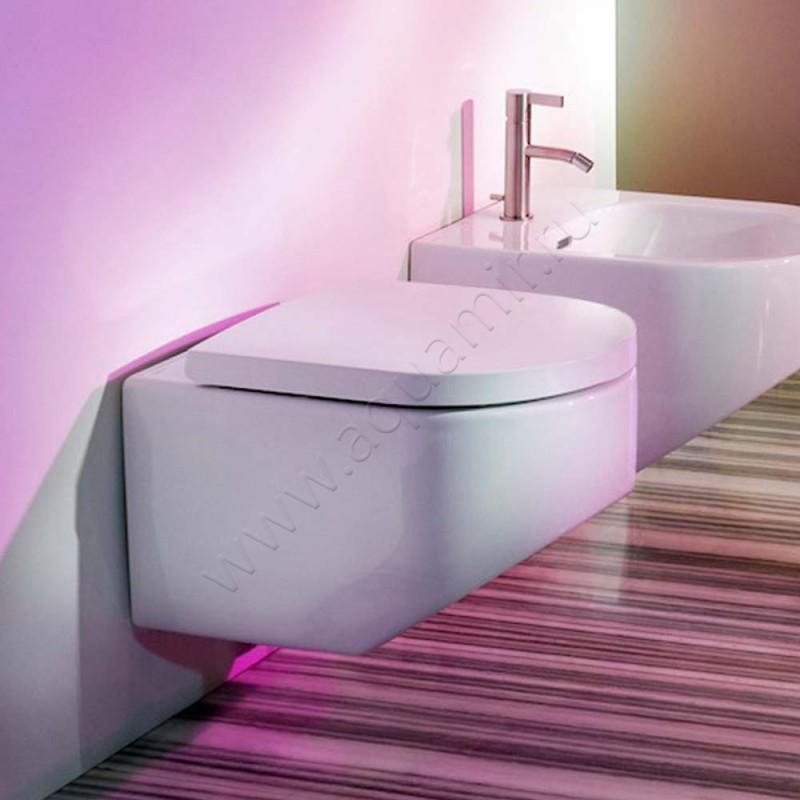 Крышка-сиденье Laufen SONAR с микролифтом, белый 8933417570001 в интерьере