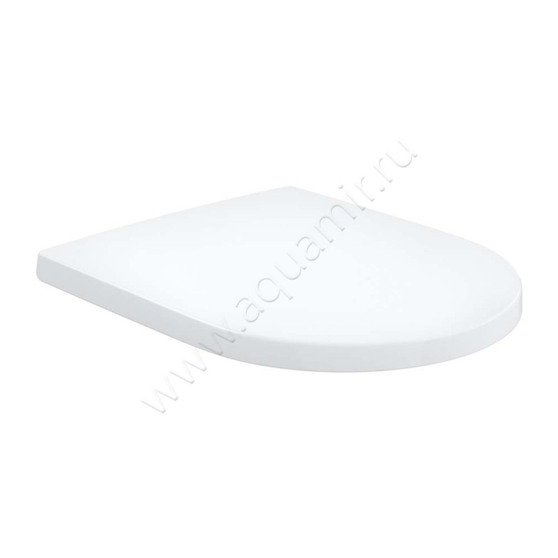 Крышка-сиденье Villeroy & Boch Subway 3.0 43,8 x 37,4 см, белый матовый/stone white 8M4261RW в интерьере