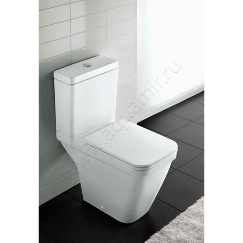 Крышка-сиденье Hatria Erika pro Q белый, микролифт 01Y1FU01 в интерьере