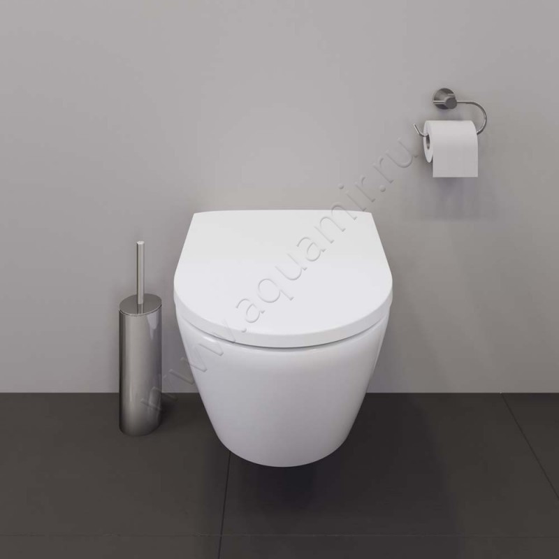 Унитаз подвесной Duravit D-NEO 54 см, белый, с покрытием wondergliss 25770900001 в интерьере