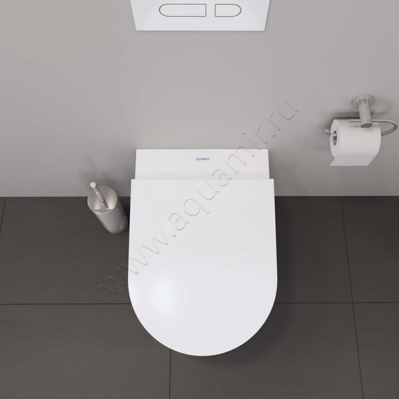 Унитаз подвесной Duravit D-NEO 54 см, белый, с покрытием wondergliss 25770900001 в интерьере