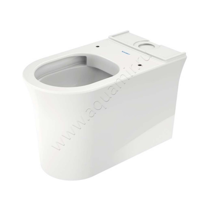 Унитаз напольный Duravit WHITE TULIP 65 см, белый 2197090000 в интерьере