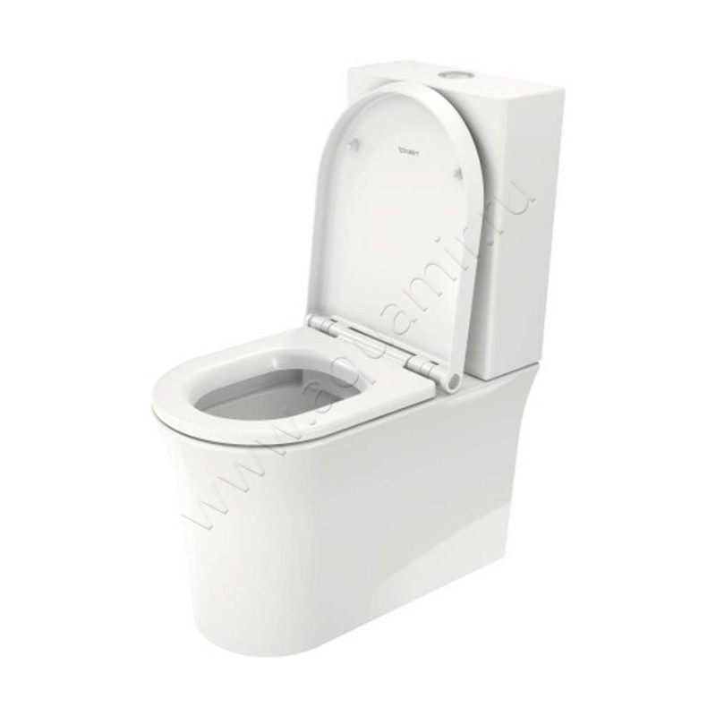 Унитаз напольный Duravit WHITE TULIP 65 см, белый 2197090000 в интерьере