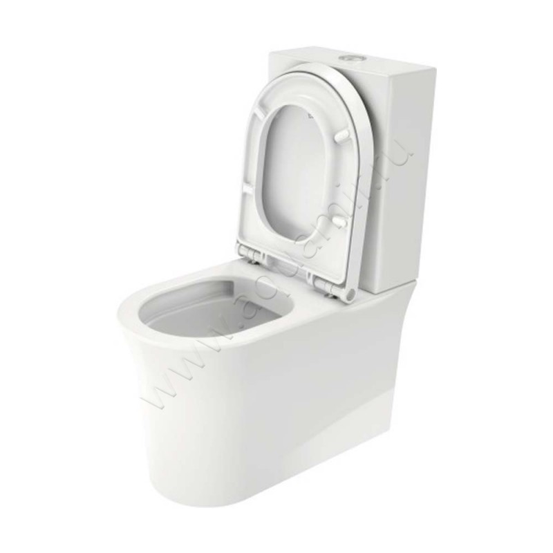 Унитаз напольный Duravit WHITE TULIP 65 см, белый 2197090000 в интерьере