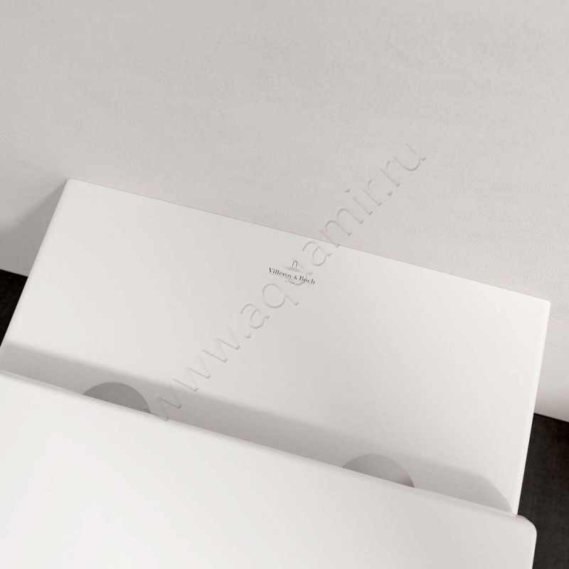 Унитаз приставной Villeroy & Boch Subway 3.0 60 см, безободковый, белый 4671T0R1 в интерьере