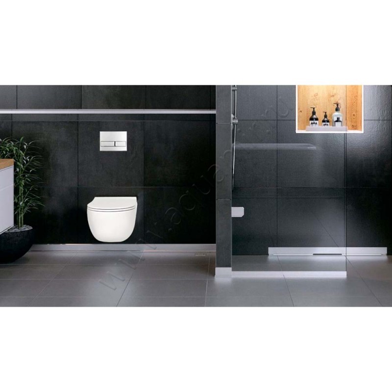 Комплект унитаза с инсталляцией Berges Wasserhaus Novum 043203 в интерьере