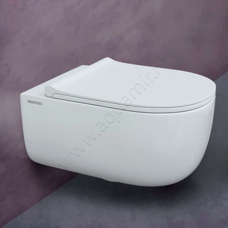 Комплект унитаза с инсталляцией Berges Wasserhaus Novum 043201 в интерьере
