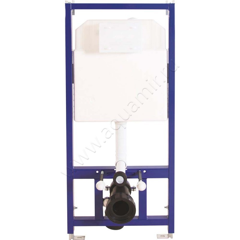 Комплект унитаза с инсталляцией Berges Wasserhaus Novum 047243 в интерьере