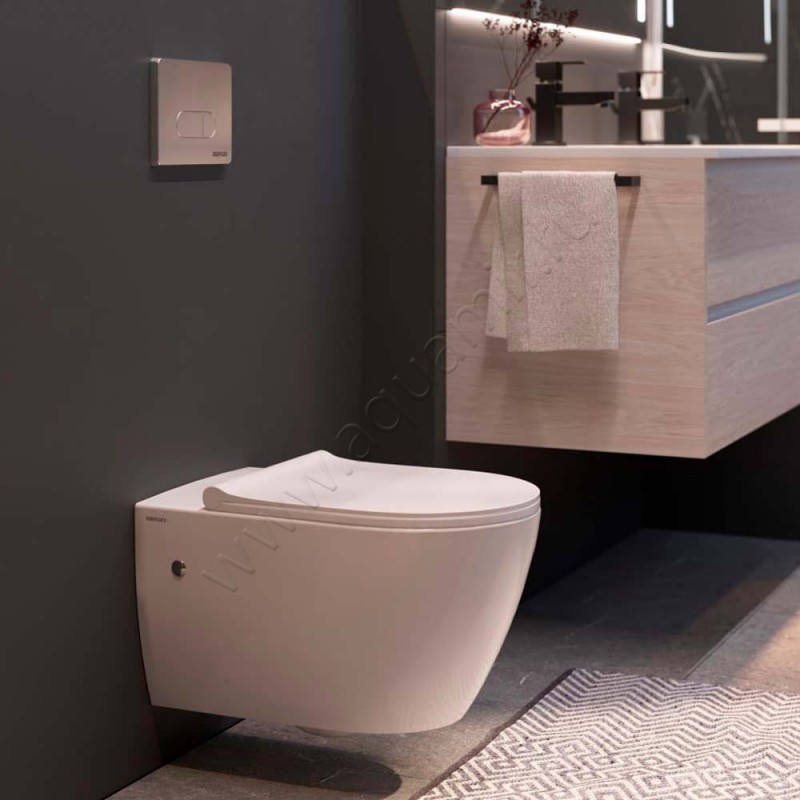 Унитаз подвесной Berges Wasserhaus Mascon 082128 в интерьере