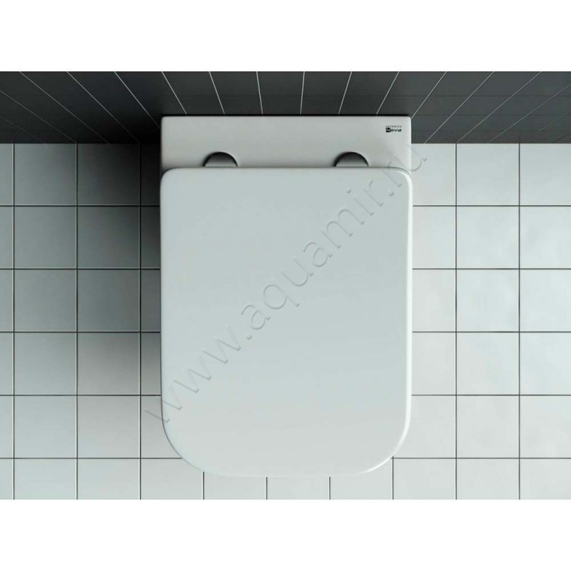 Унитаз подвесной Ceramica Nova MONO RIMLESS с крышкой микролифт, 49,5 см, безободковый, белый CN1902 в интерьере