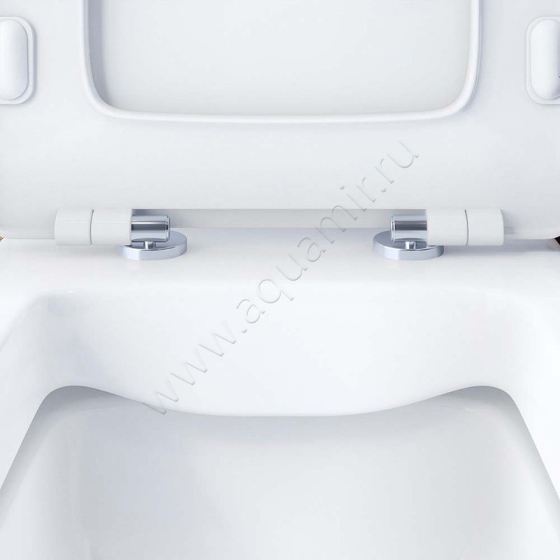 Унитаз напольный Damixa TITAN с крышкой микролифт, 60,5 см, безободковый, белый DX78C8600SC в интерьере