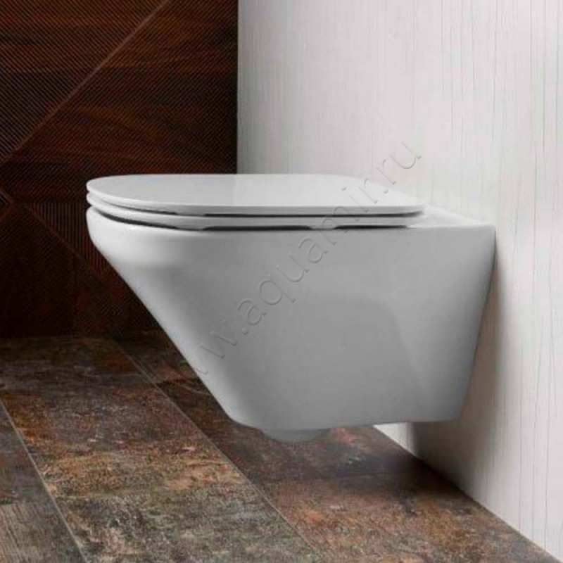 Комплект унитаза с инсталляцией Jacob Delafon MODERN LIFE с крышкой микролифт, 54 см, безободковый, белый E21773RU00 в интерьере