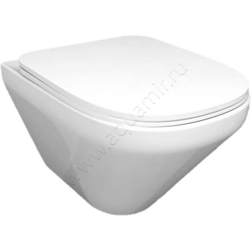 Комплект унитаза с инсталляцией Jacob Delafon MODERN LIFE с крышкой микролифт, 54 см, безободковый, белый E21773RU00 в интерьере