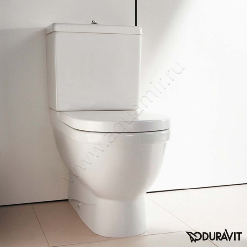Бачок для унитаза Duravit Starck 3 с боковым и нижним подключением 09201000051 в интерьере