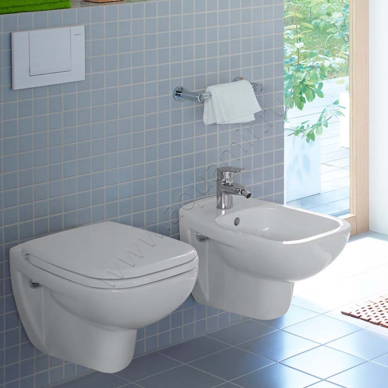 Биде подвесное Duravit D-Code 2257150000 в интерьере