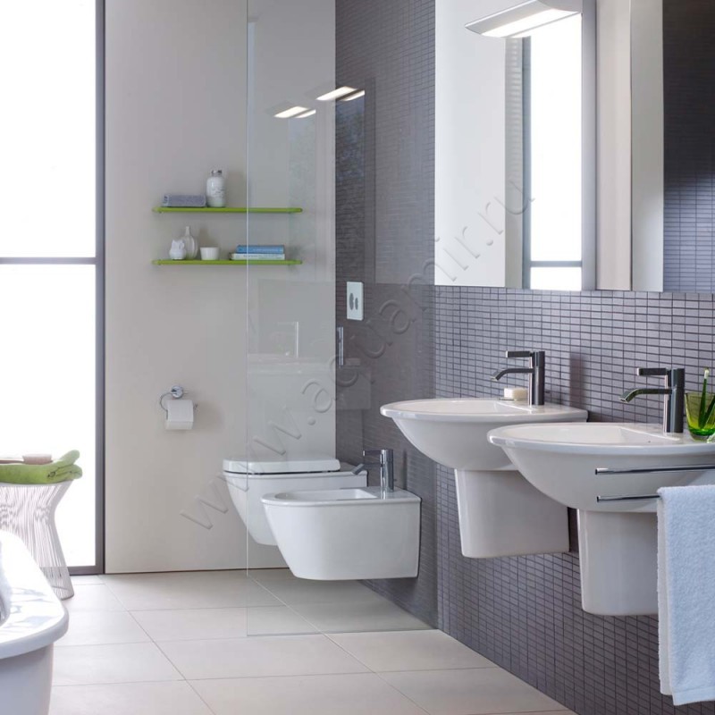 Биде подвесное Duravit Darling New 22491500001 в интерьере