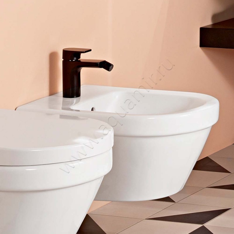 Биде подвесное Villeroy & Boch Architectura 548400R1 в интерьере