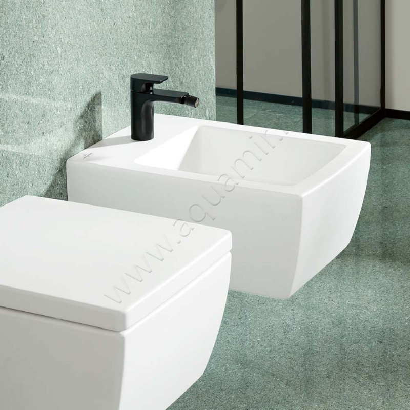 Биде подвесное Villeroy & Boch Memento 2.0 443300RW в интерьере