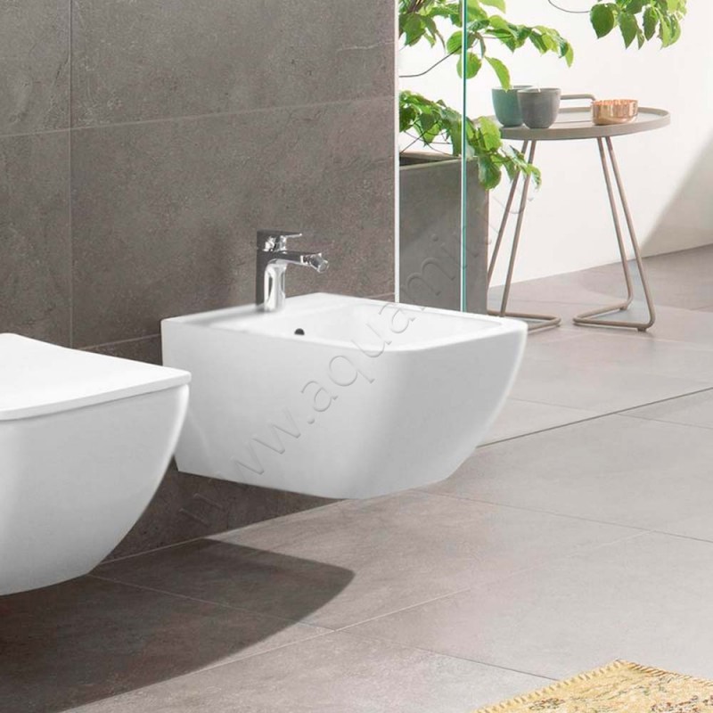 Биде подвесное Villeroy & Boch Venticello 441100RW в интерьере