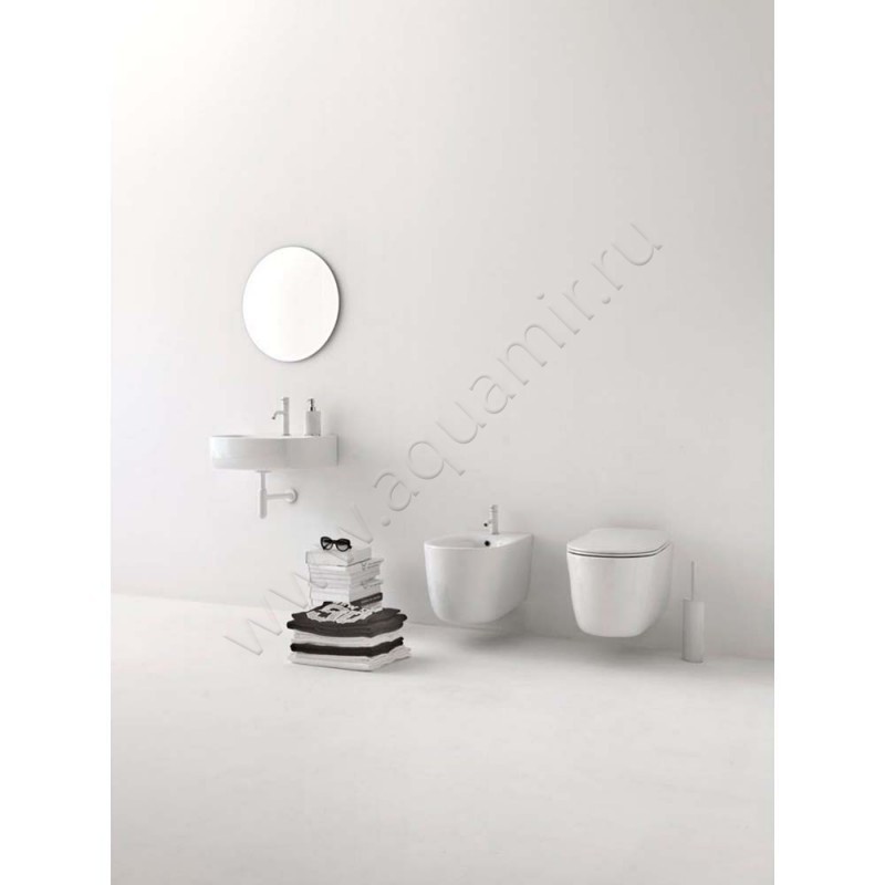 Биде подвесное Kerasan Nolita 532501 в интерьере