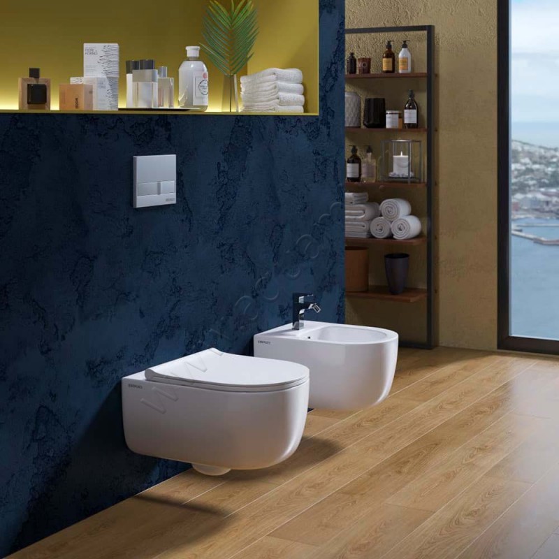 Биде подвесное Berges Wasserhaus Ego 082017 в интерьере