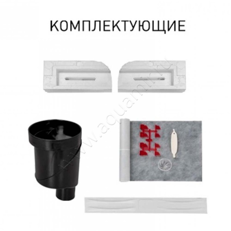 Душевой лоток с решеткой Berges Wasserhaus C1 Norma 50 см 095036 в интерьере