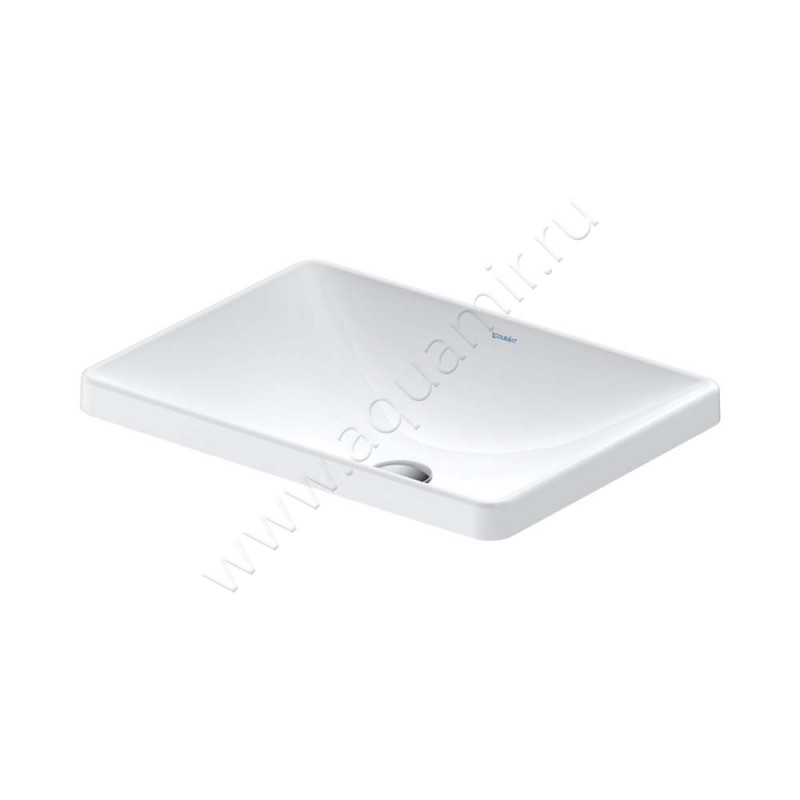Раковина встраиваемая сверху на столешницу без отверстий Duravit D-Neo 60 см 03586000791 в интерьере