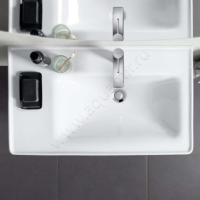 Раковина мебельная накладная Duravit D-Neo 80 см 23708000001 в интерьере