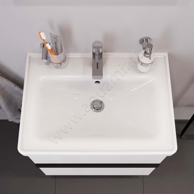 Раковина мебельная накладная Duravit D-Neo 65 см 23676500001 в интерьере