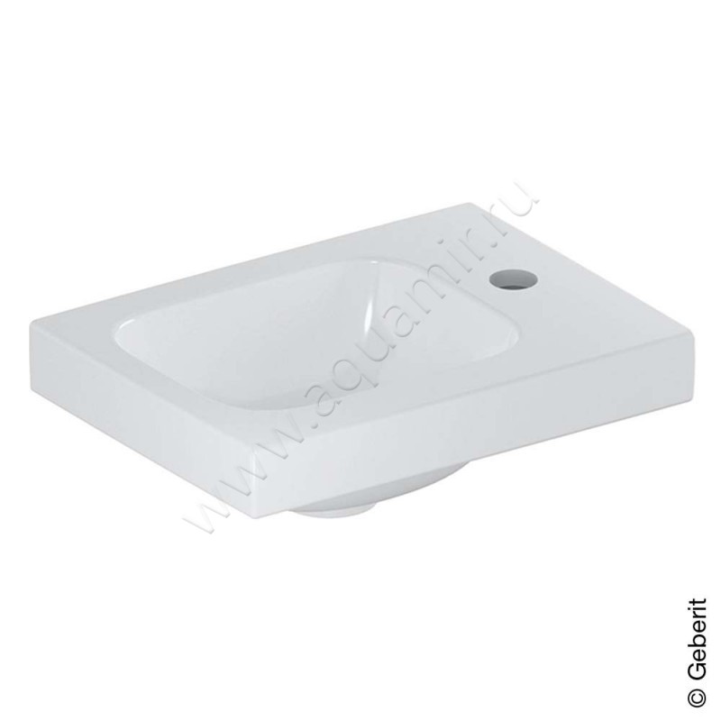 Рукомойник подвесной Geberit iCon 38 см 501830001 в интерьере