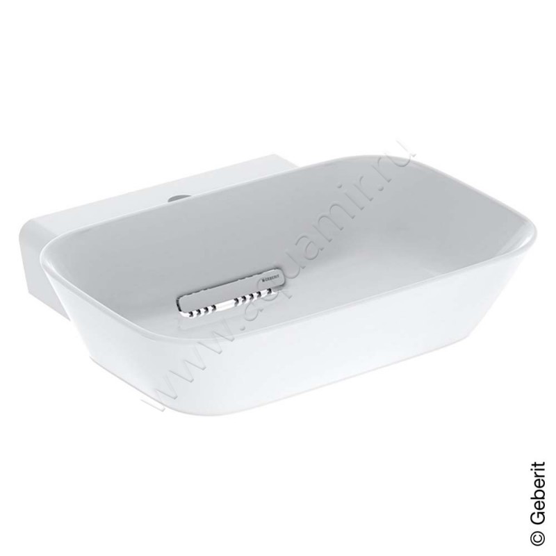 Раковина-чаша накладная с отверстием под смеситель Geberit ONE 50 см 505051001 в интерьере