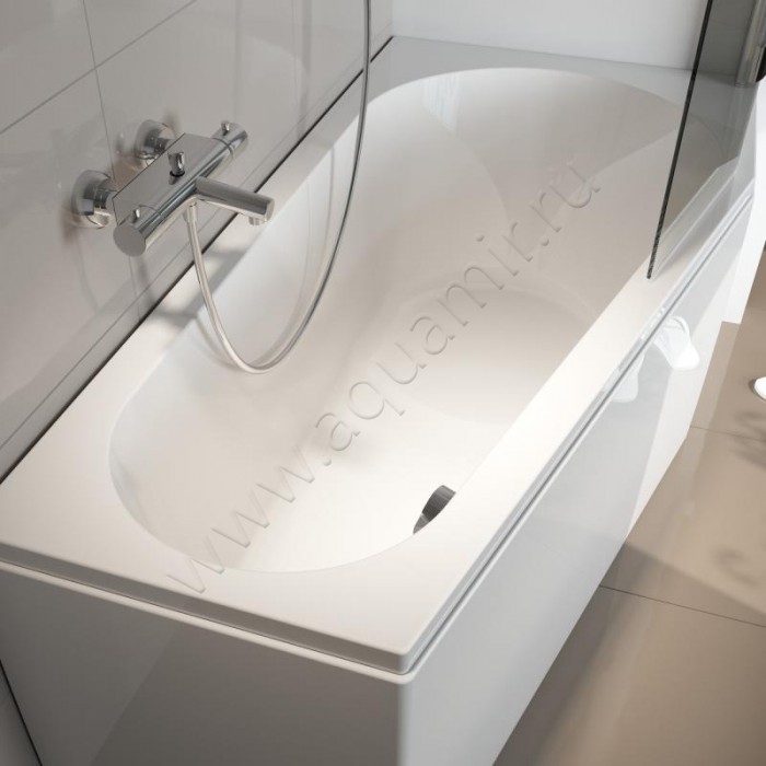 Ванна акриловая Riho Delta 160x80 угловая B068001005 в интерьере