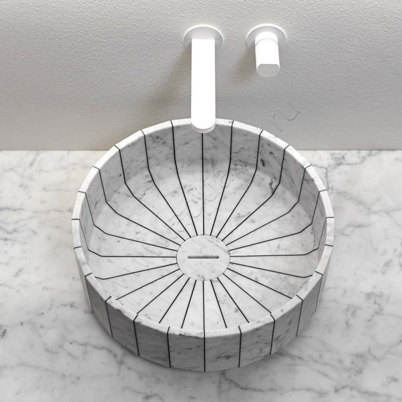 Раковина-чаша накладная Antonio Lupi FONTE 45 см FONTE в интерьере