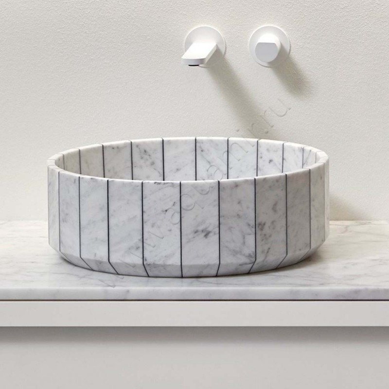 Раковина-чаша накладная Antonio Lupi FONTE 45 см FONTE в интерьере