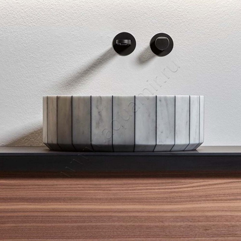 Раковина-чаша накладная Antonio Lupi FONTE 45 см FONTE в интерьере