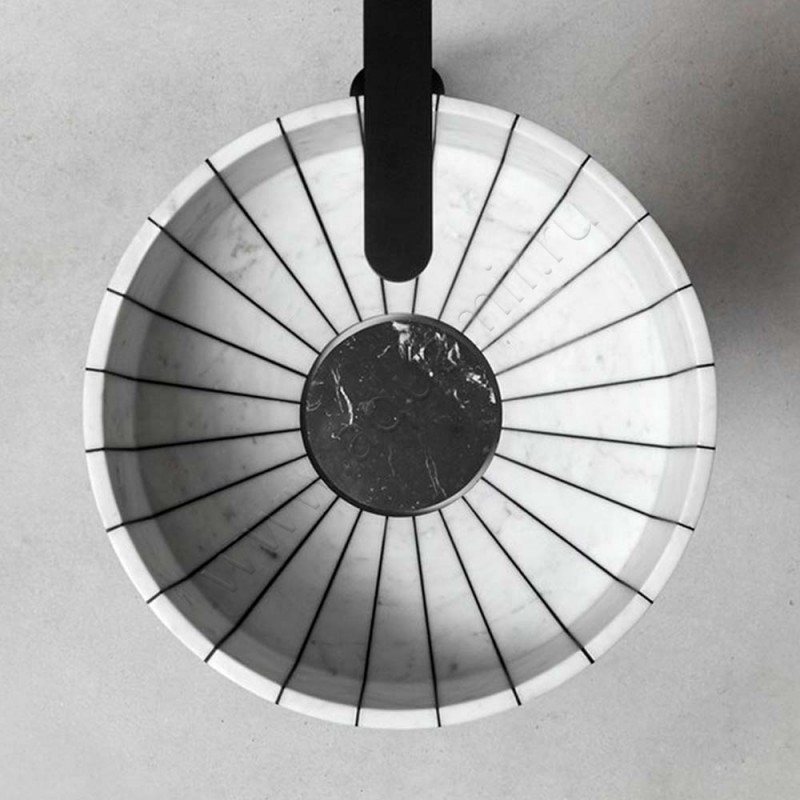 Раковина напольная без отверстий под смеситель Antonio Lupi 24 45 см 024 в интерьере