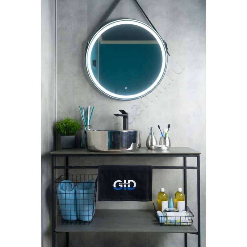 Раковина-чаша накладная Gid 40 см 53330 в интерьере