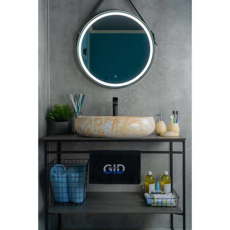 Раковина-чаша накладная Gid 60 см 54408 в интерьере